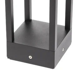 Lucande LED-Wegelampe Carlota, anthrazit, 65 cm, Metall