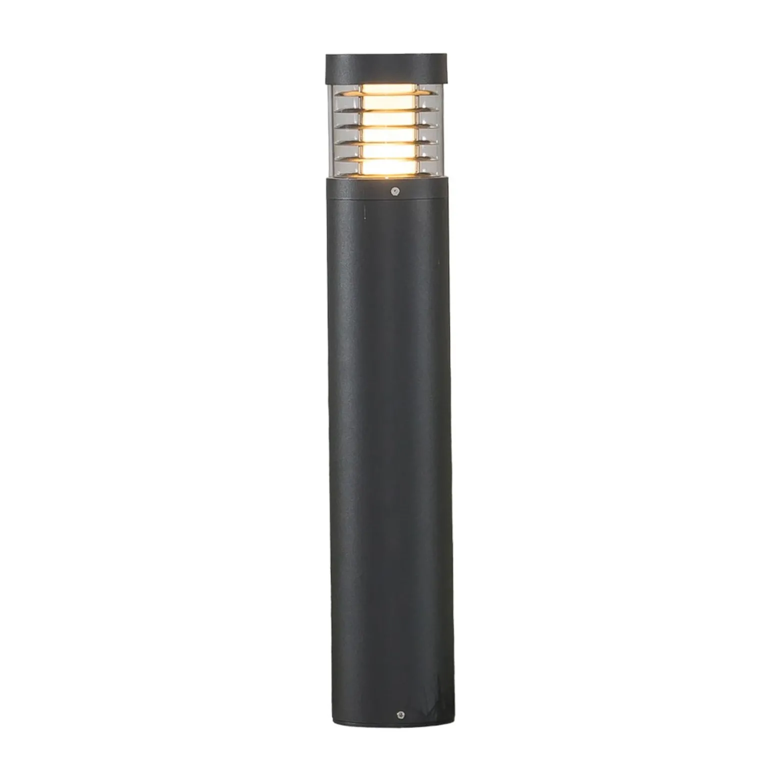 Lucande LED-Wegelampe Lucius, 65cm, anthrazit, Metall, IP54