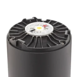 Lucande LED-Wegelampe Lucius, 65cm, anthrazit, Metall, IP54