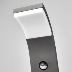 Lucande LED-Wegelampe Timm, Sensor, 100cm, anthrazit, IP54