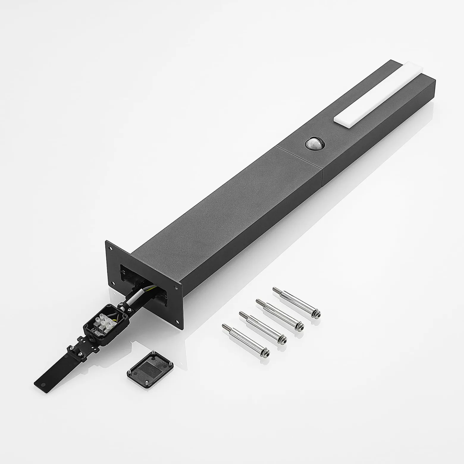 Lucande LED-Wegelampe Virgalia, Bewegungsmelder, 65 cm, IP54