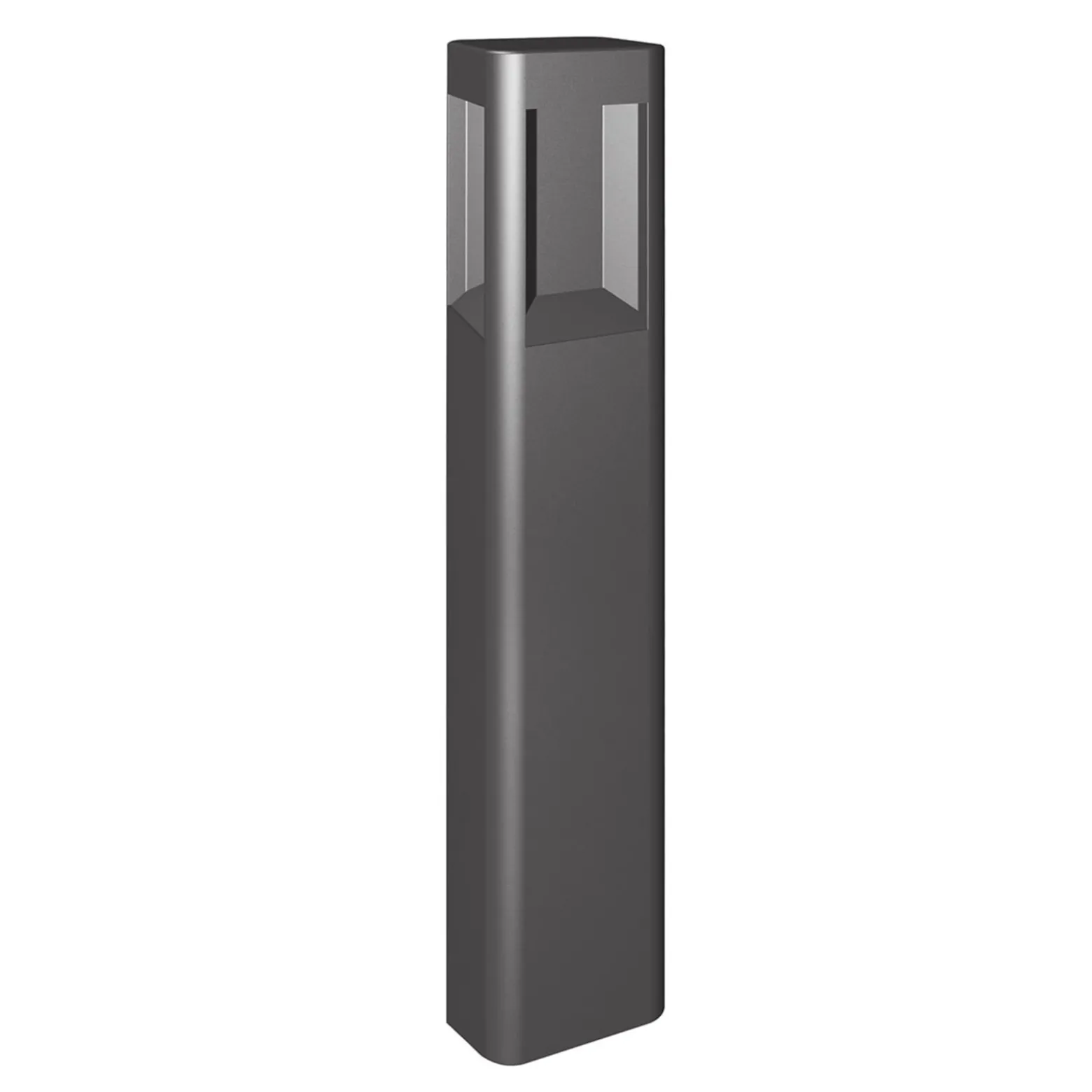 Lucande LED-Wegeleuchte Annika, anthrazit, Metall, 80 cm