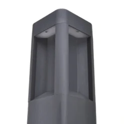 Lucande LED-Wegeleuchte Annika, anthrazit, Metall, 80 cm