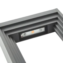 Lucande LED-Wegeleuchte Ashkan, Höhe 80 cm, anthrazit, IP65