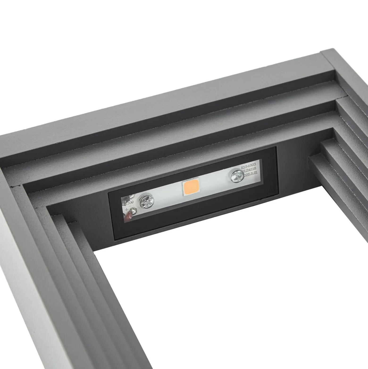 Lucande LED-Wegeleuchte Ashkan, Höhe 80 cm, anthrazit, IP65