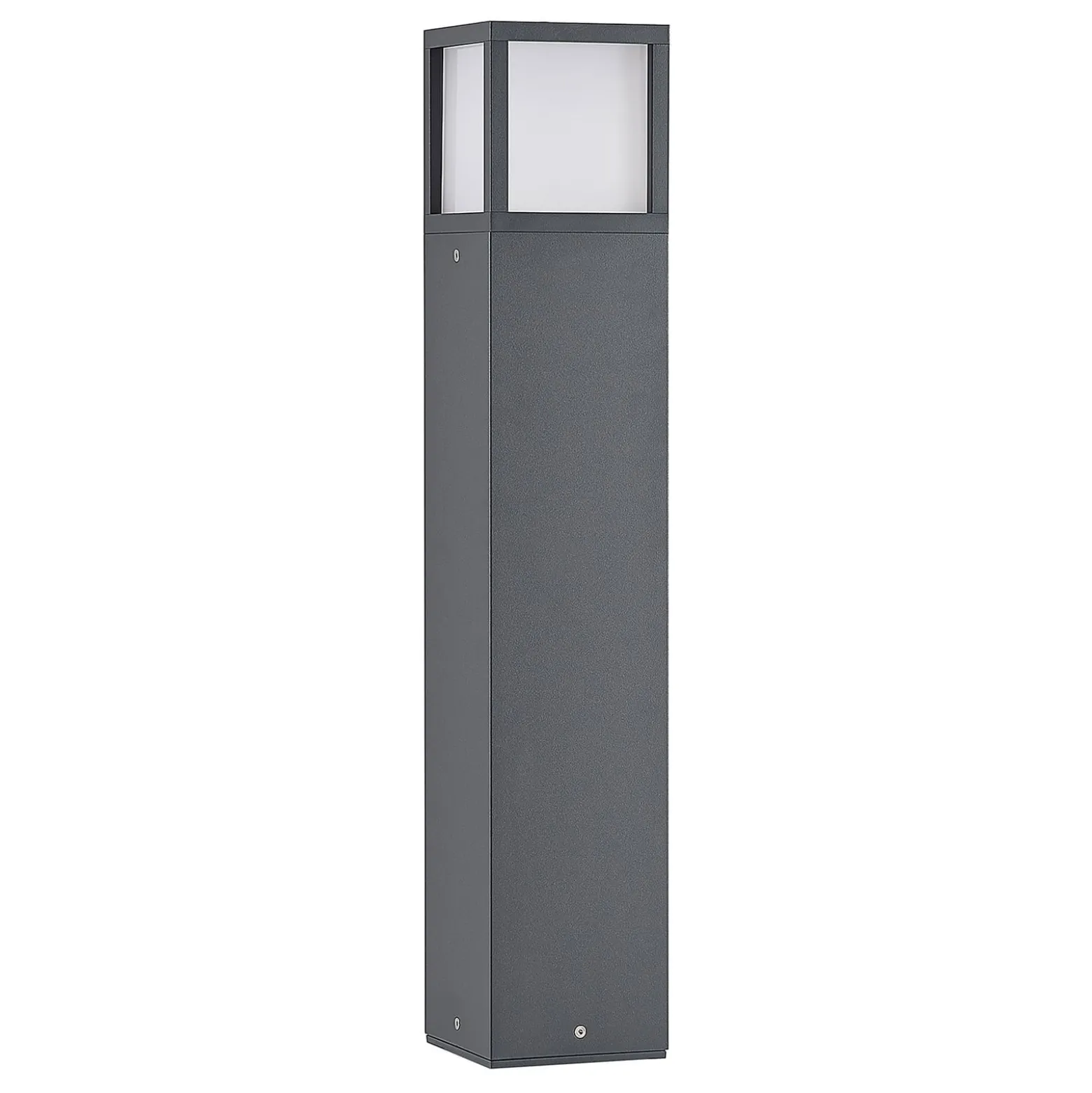 Lucande LED-Wegeleuchte Dewari, 65 cm, dunkelgrau, IP54