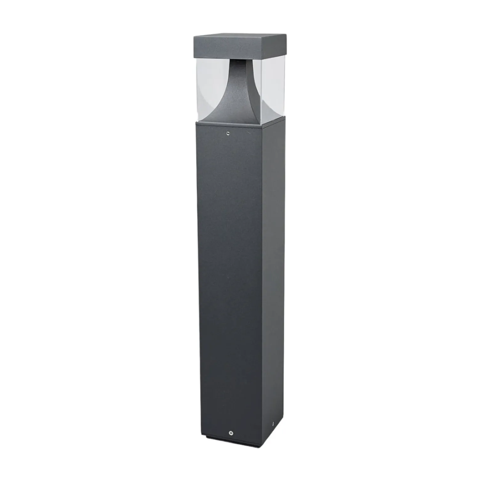 Lucande LED-Wegeleuchte Egon, Höhe 65 cm, grafitgrau, IP54