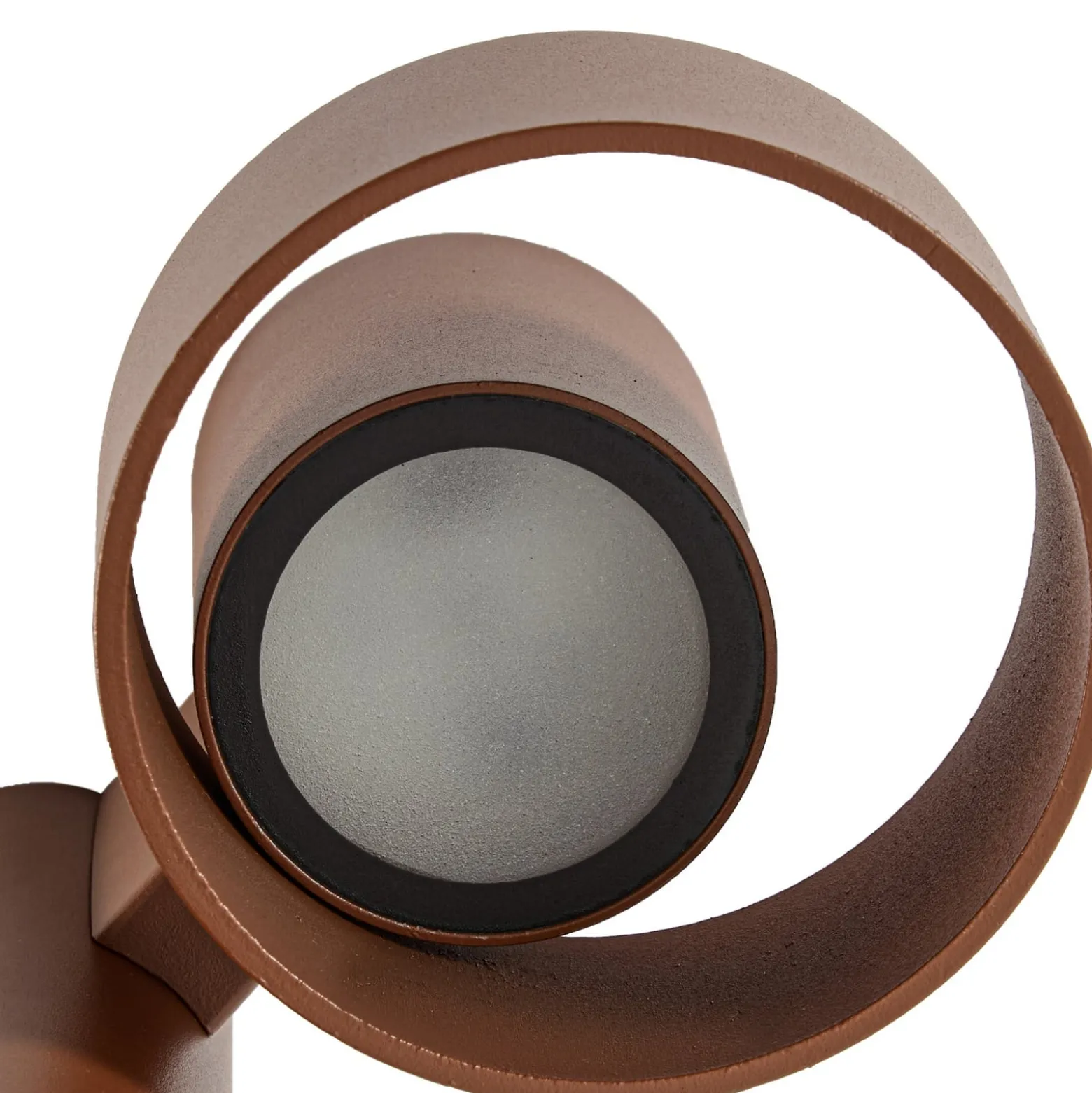 Lucande LED-Wegeleuchte Elune, braun, IP44, Höhe 77 cm