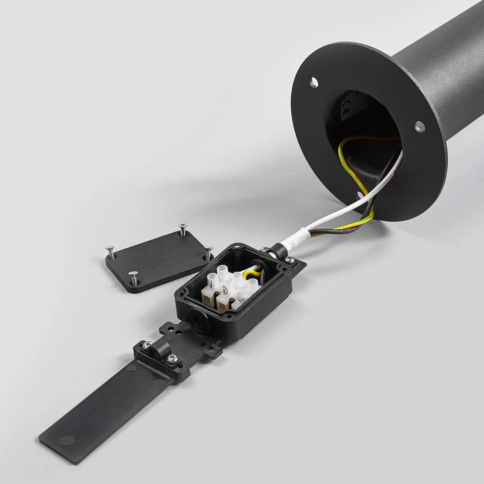 Lucande LED-Wegeleuchte Fenia, 100 cm, anthrazit, IP65