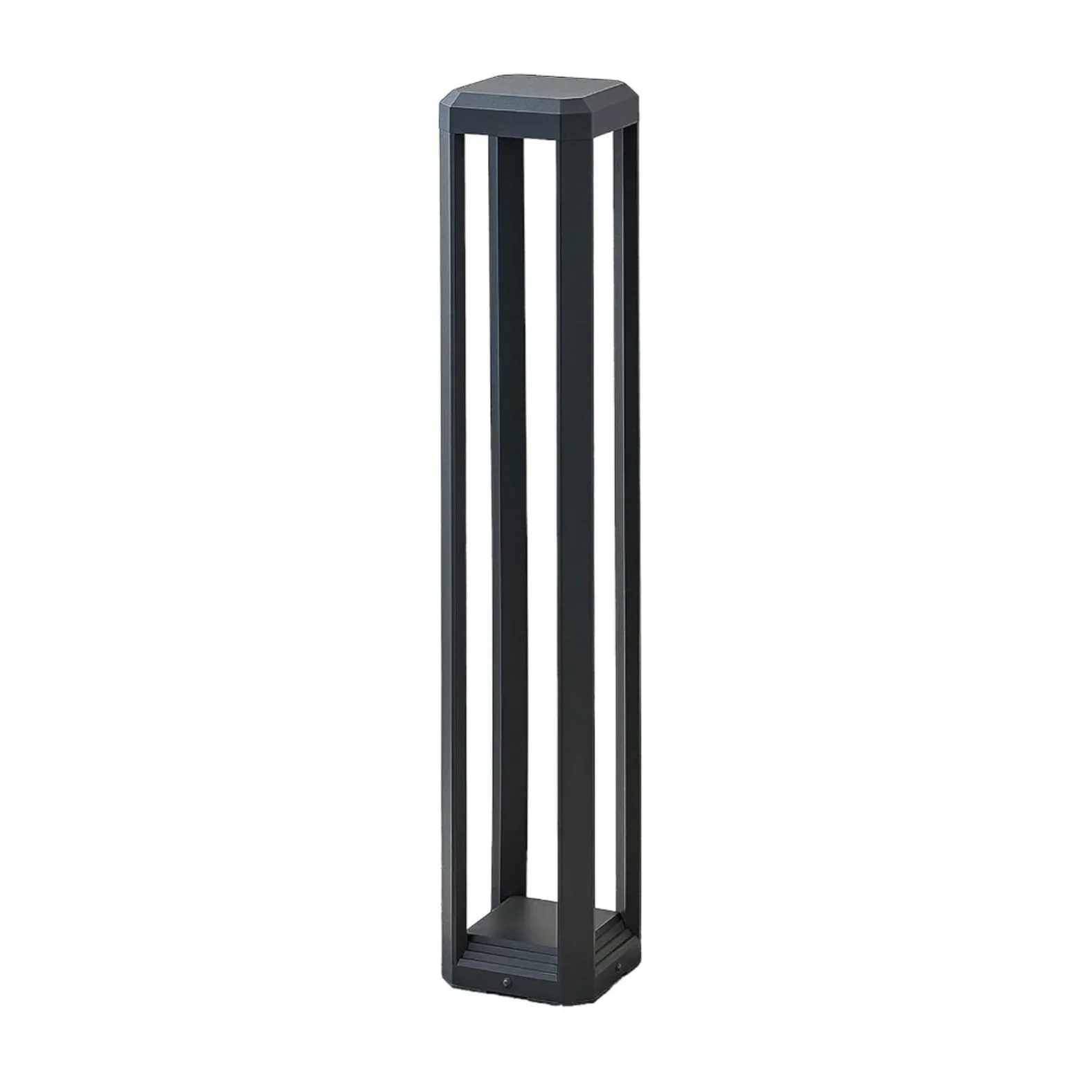 Lucande LED-Wegeleuchte Fery, anthrazit, Metall, 80cm, IP65