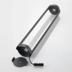Lucande LED-Wegeleuchte Habsa, 80 cm, anthrazit, Metall