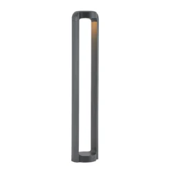 Lucande LED-Wegeleuchte Habsa, 80 cm, anthrazit, Metall