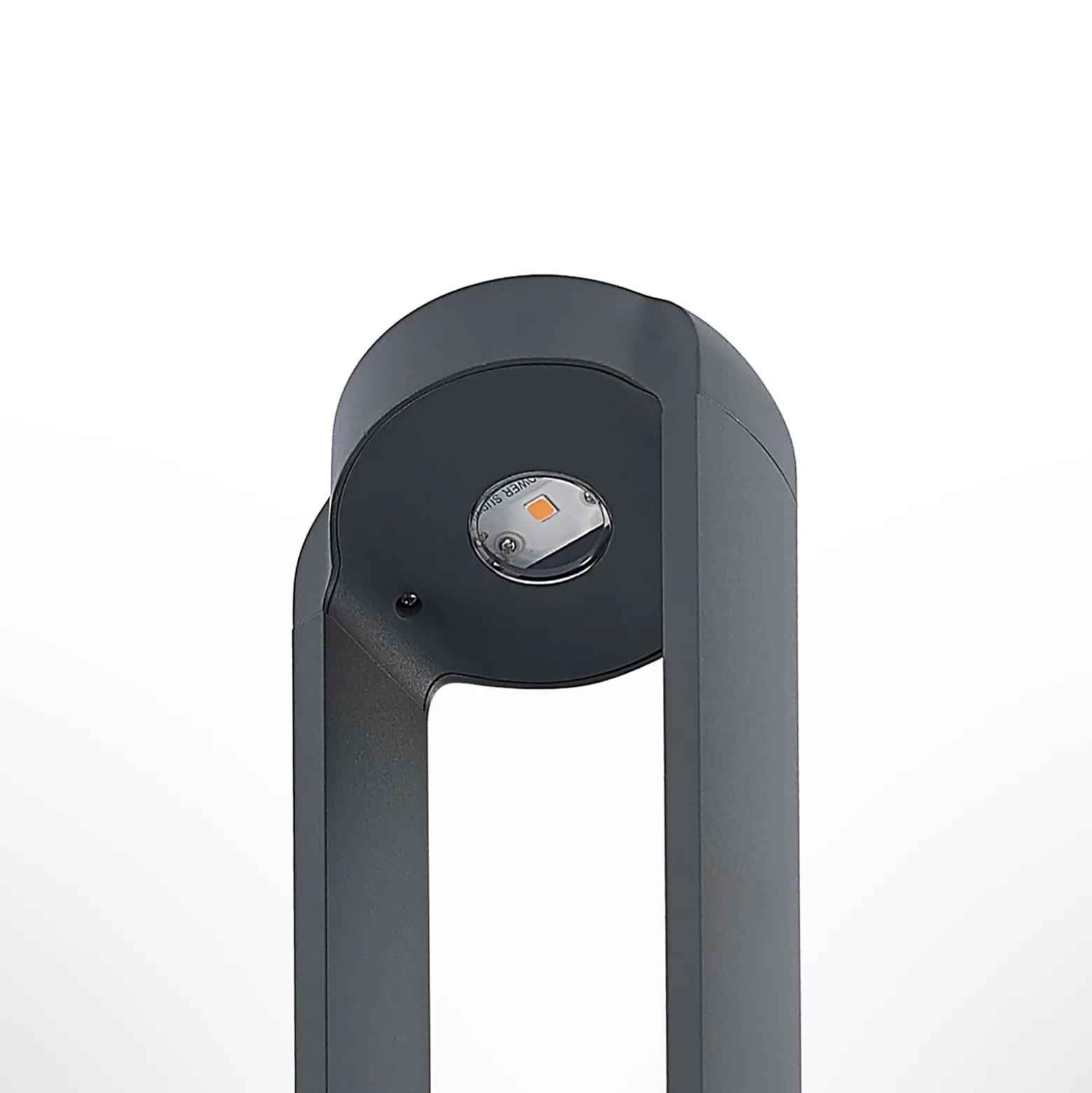 Lucande LED-Wegeleuchte Habsa, 80 cm, anthrazit, Metall