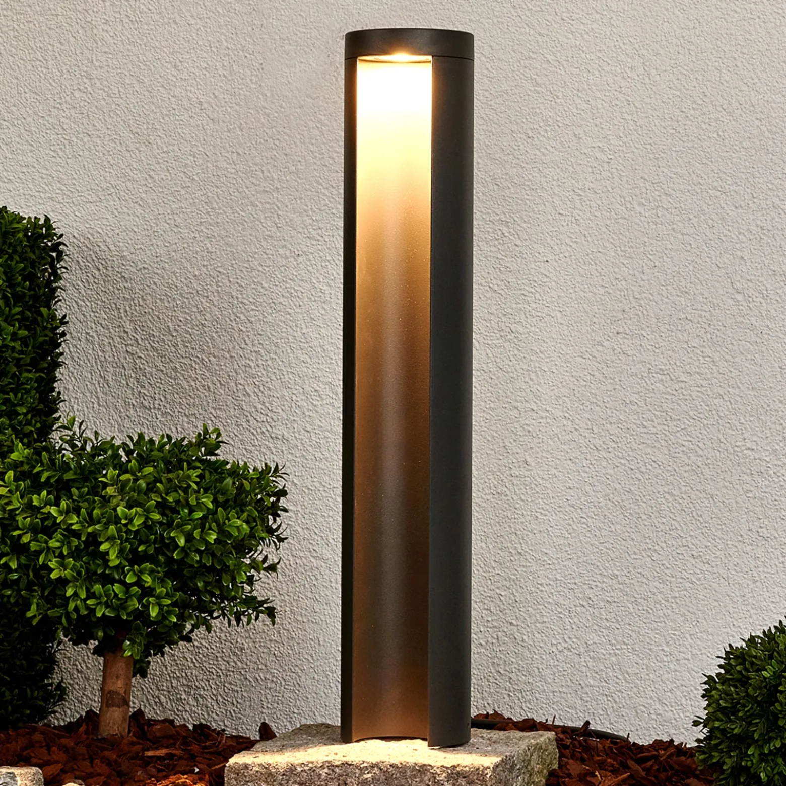 Lucande LED-Wegeleuchte Jaron, 65 cm, anthrazit, IP54