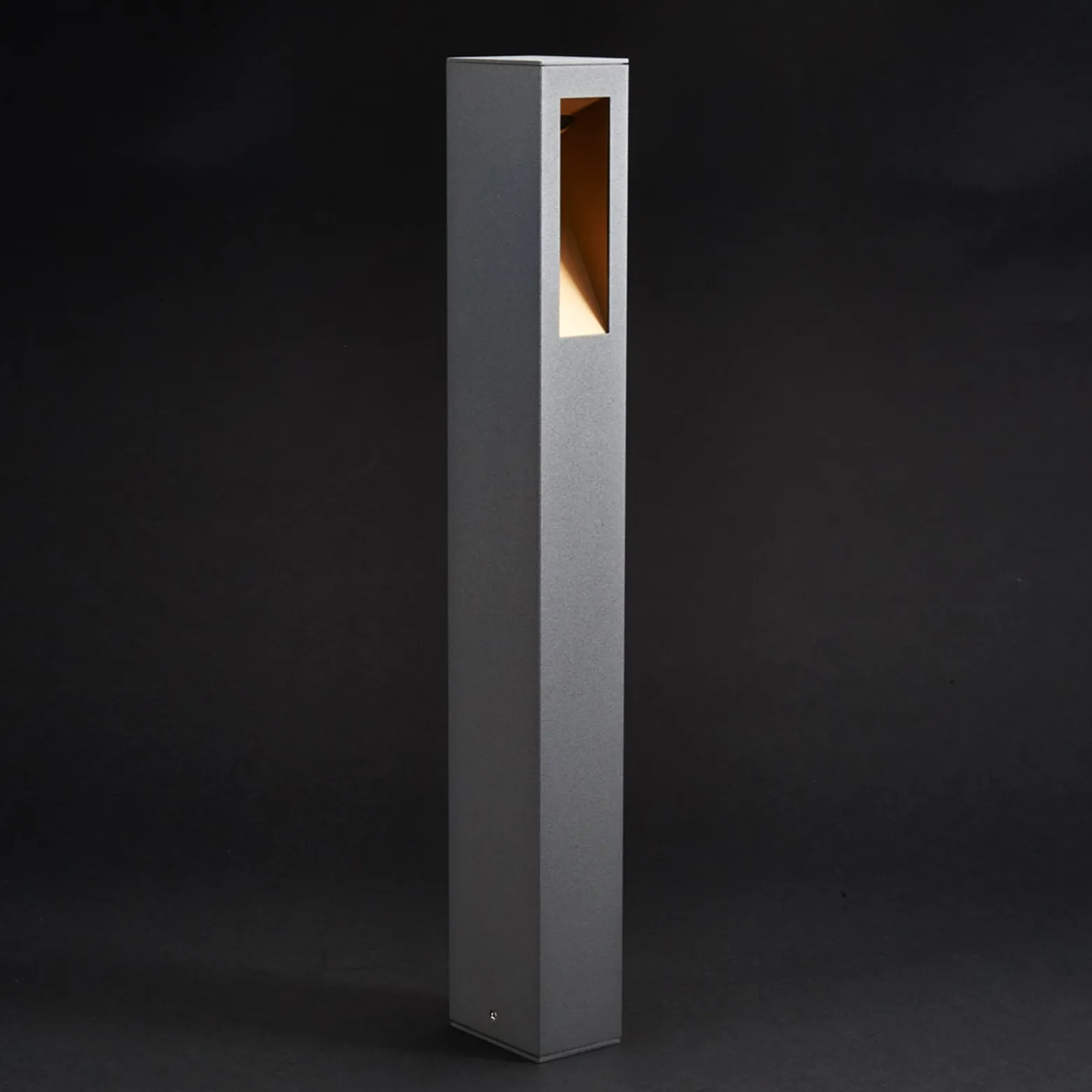 Lucande LED-Wegeleuchte Jenke, 65 cm, anthrazit, Aluminium
