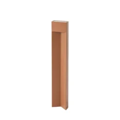Lucande LED-Wegeleuchte Kaholo, braun, 90 cm, IP44