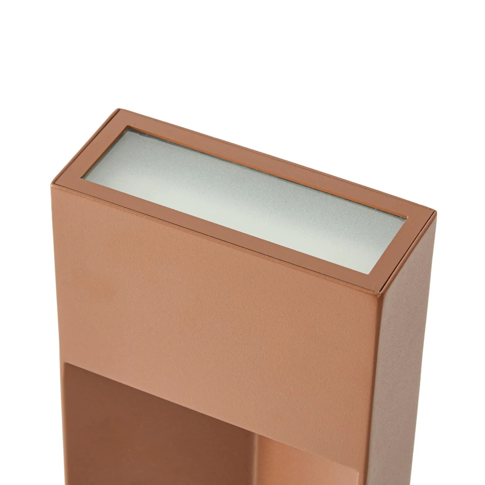 Lucande LED-Wegeleuchte Kaholo, braun, 90 cm, IP44