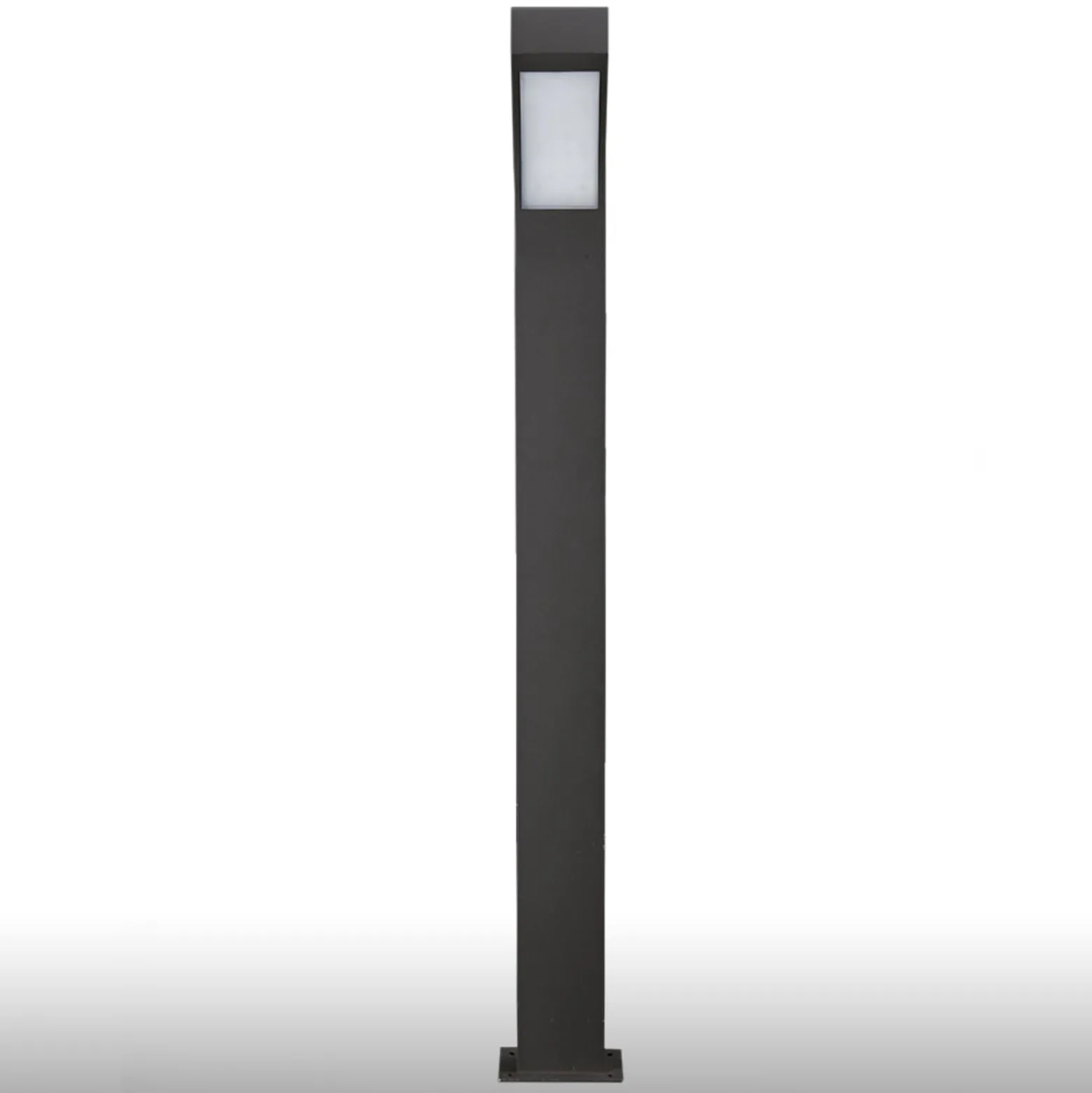 Lucande LED-Wegeleuchte Lennik, 100 cm, anthrazit, Metall