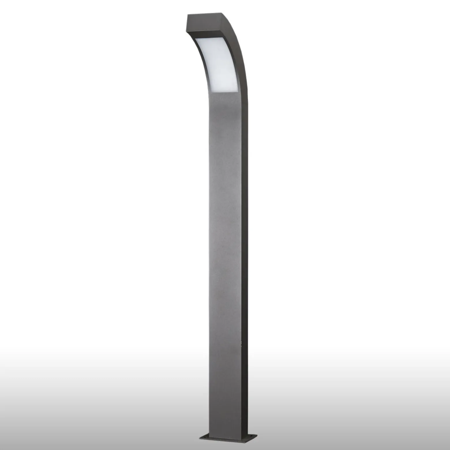 Lucande LED-Wegeleuchte Lennik, 100 cm, anthrazit, Metall