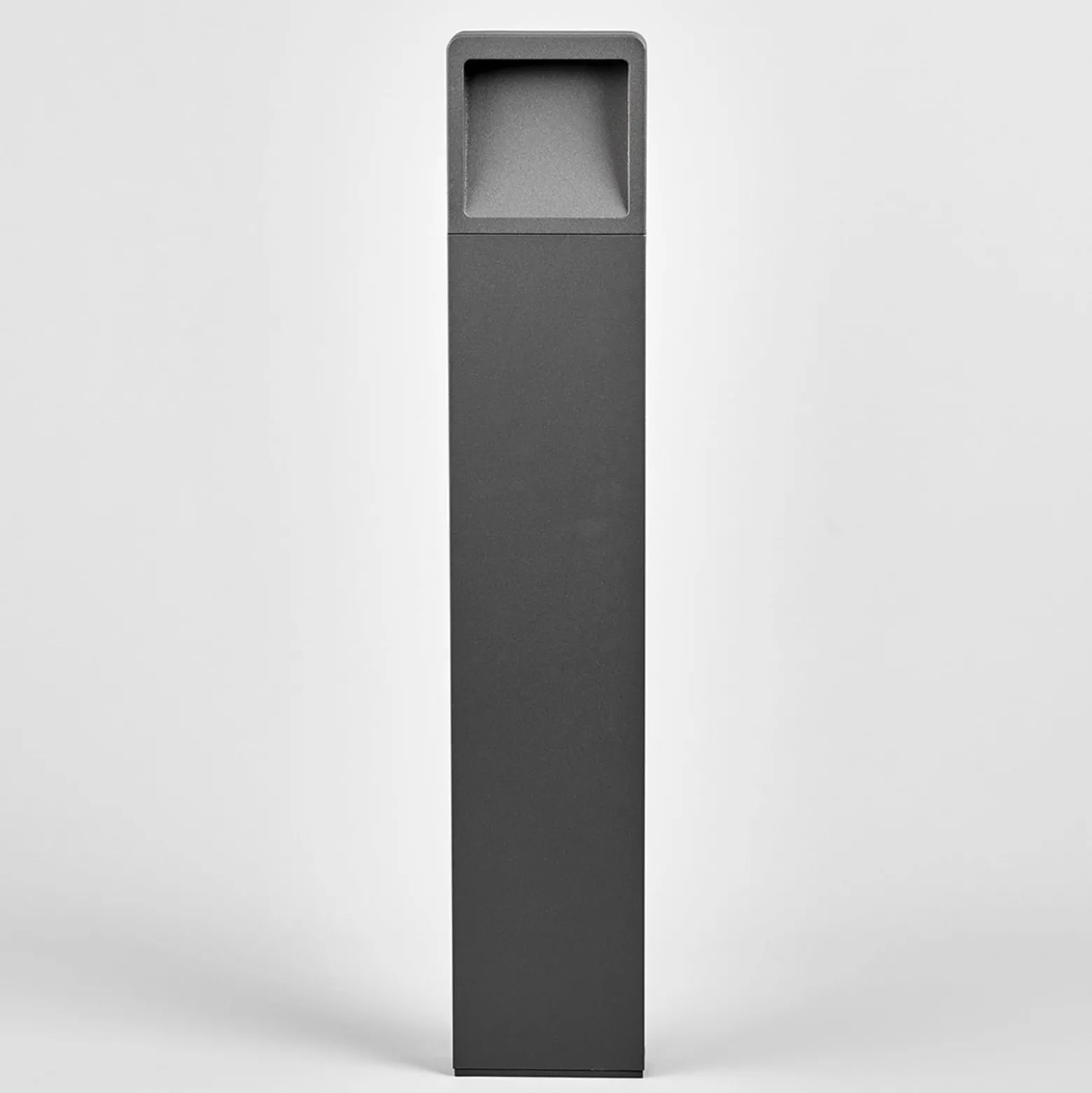 Lucande LED-Wegeleuchte Leya, 65 cm, anthrazit, Metall, IP54