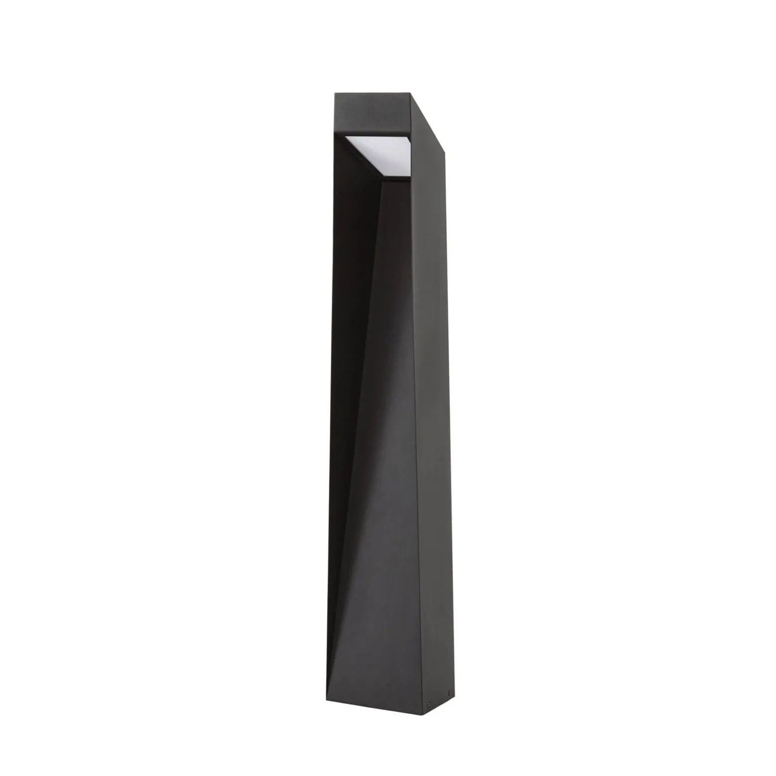 Lucande LED-Wegeleuchte Louran, Höhe 90 cm, schwarz, up/down