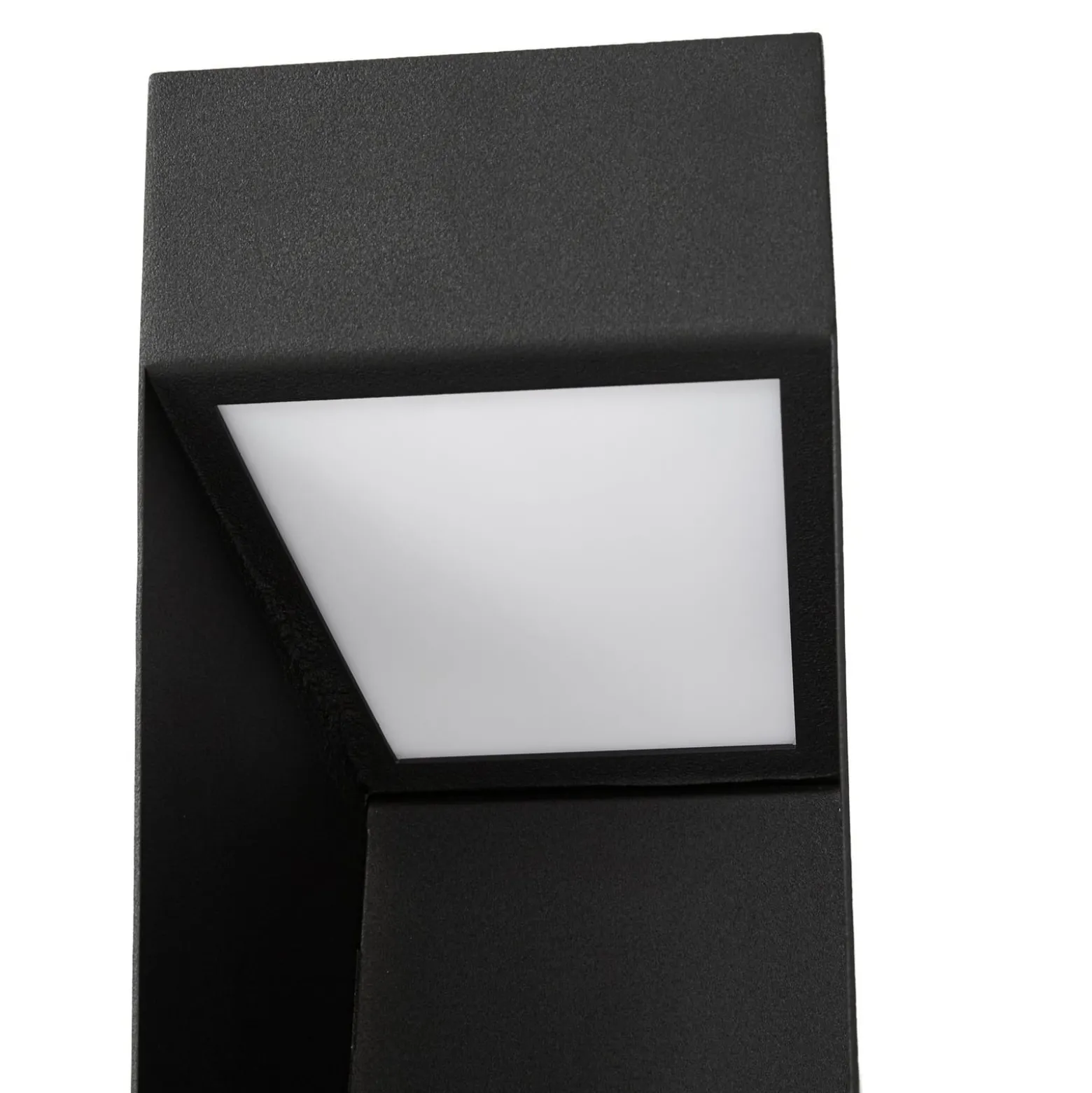Lucande LED-Wegeleuchte Louran, Höhe 90 cm, schwarz, up/down