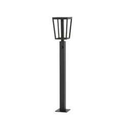 Lucande LED-Wegeleuchte Lynx, 95,5 cm, schwarz, IP65, Sensor