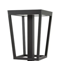 Lucande LED-Wegeleuchte Lynx, 95,5 cm, schwarz, IP65, Sensor
