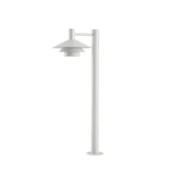Lucande LED-Wegeleuchte Montaro, 100 cm, weiß