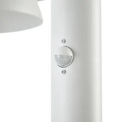 Lucande LED-Wegeleuchte Montaro, 100 cm, weiß, Sensor