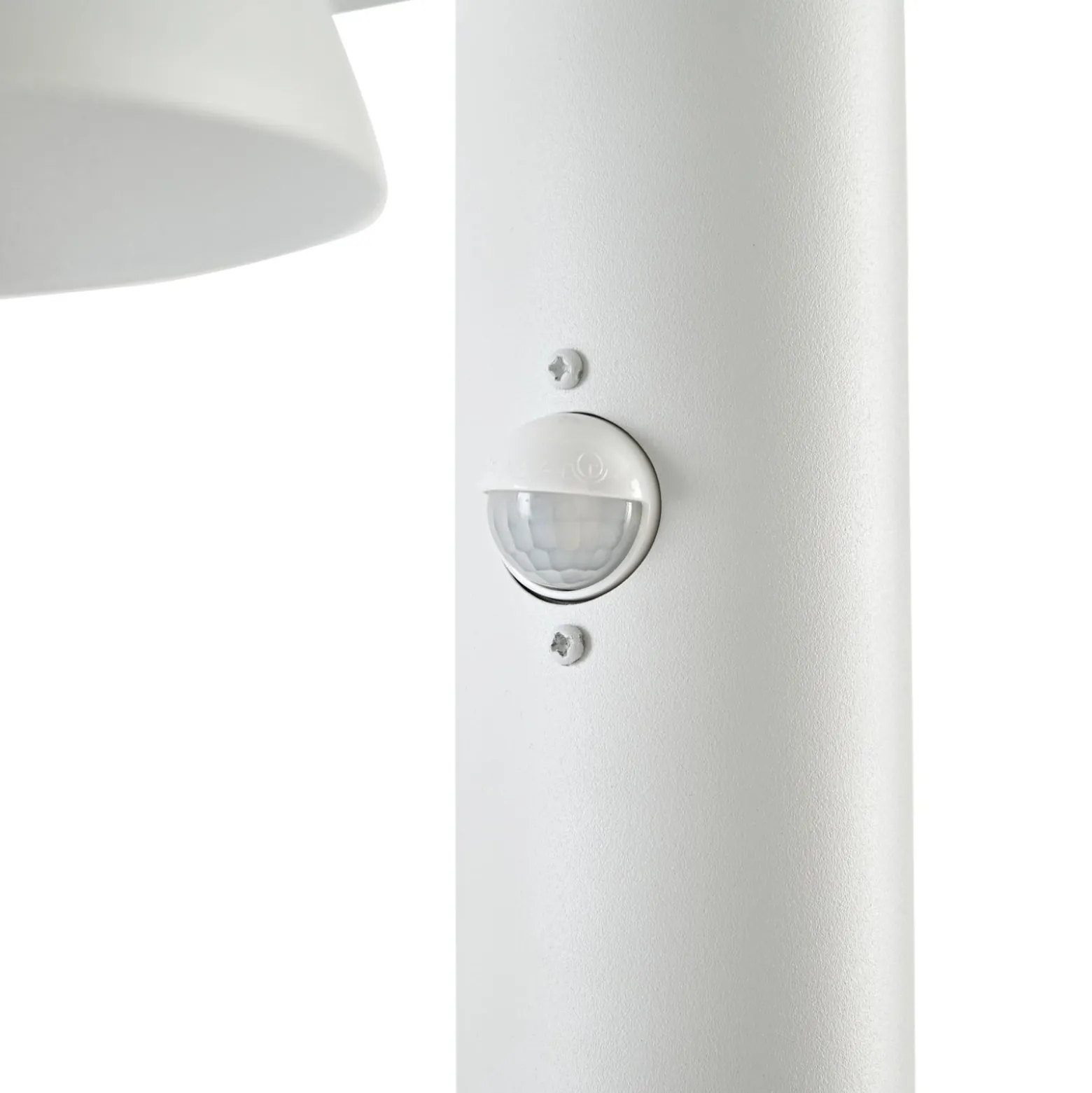 Lucande LED-Wegeleuchte Montaro, 100 cm, weiß, Sensor