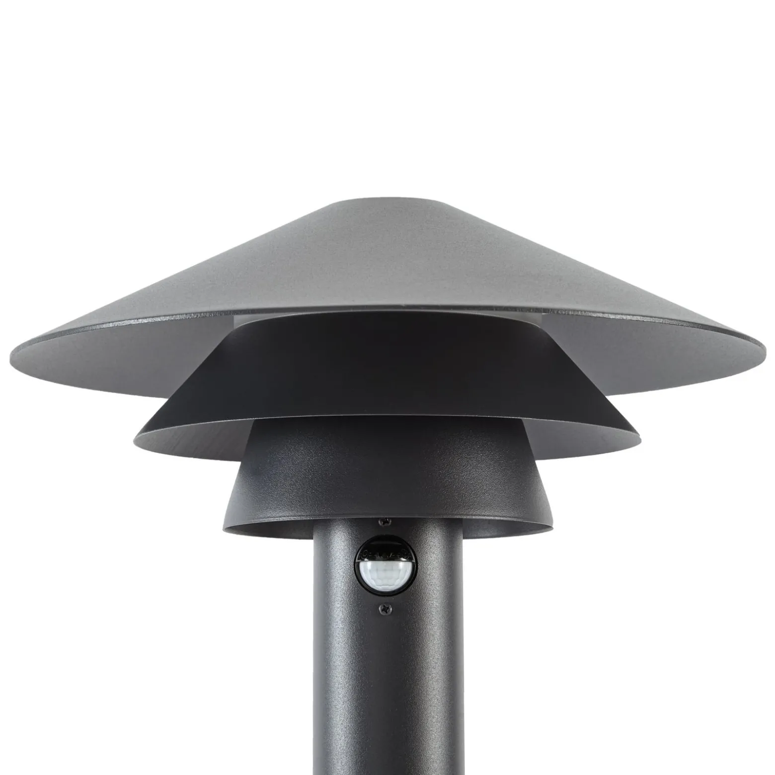 Lucande LED-Wegeleuchte Montaro, 110 cm, anthrazit, Sensor