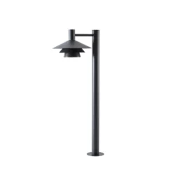 Lucande LED-Wegeleuchte Montaro, 100 cm, anthrazit