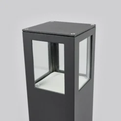 Lucande LED-Wegeleuchte Nicola, 65 cm, anthrazit, P54