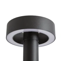 Lucande LED-Wegeleuchte Nirella, 100cm, schwarz, CCT, Sensor
