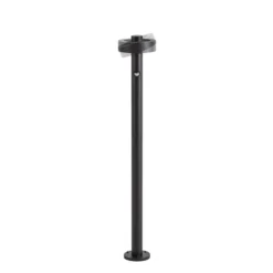 Lucande LED-Wegeleuchte Nirella, 100cm, schwarz, CCT, Sensor