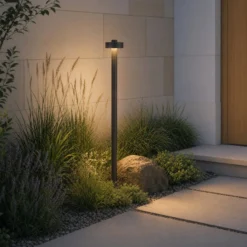 Lucande LED-Wegeleuchte Nirella, 100 cm, schwarz, CCT, IP65