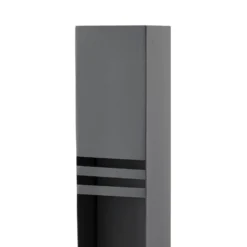 Lucande LED-Wegeleuchte Oxido, anthrazit, Höhe 80 cm, IP44