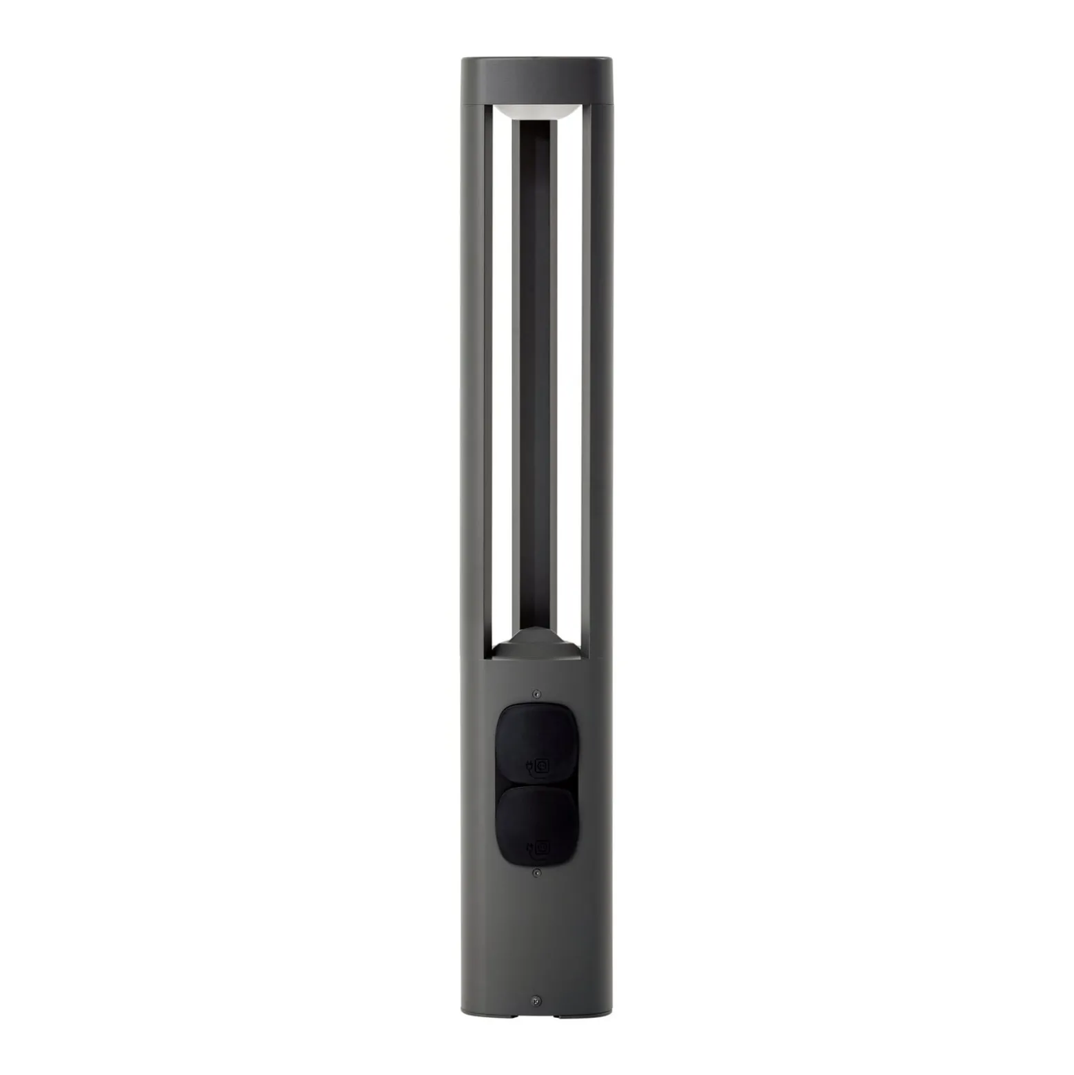 Lucande LED-Wegeleuchte Pirron, Höhe 80 cm, Steckdose, IP54