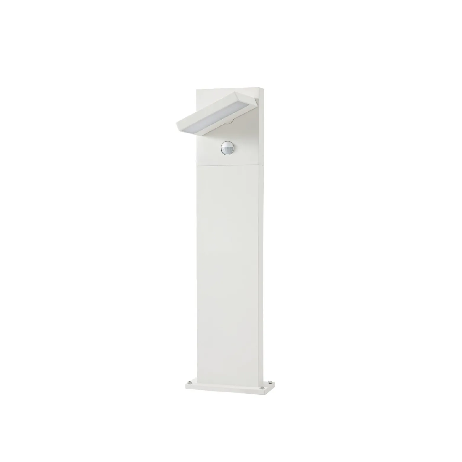 Lucande LED-Wegeleuchte Silvan, weiß, 65 cm, Sensor, IP54