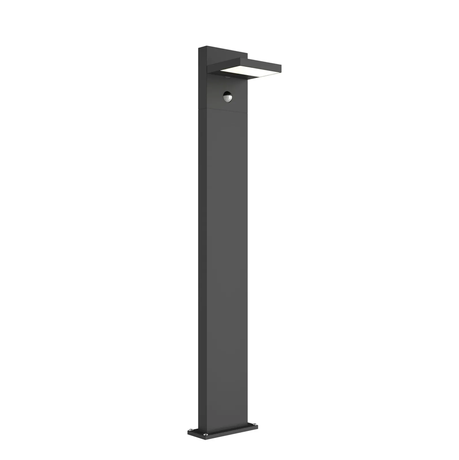 Lucande LED-Wegeleuchte Silvan, anthrazit, 100 cm, Sensor