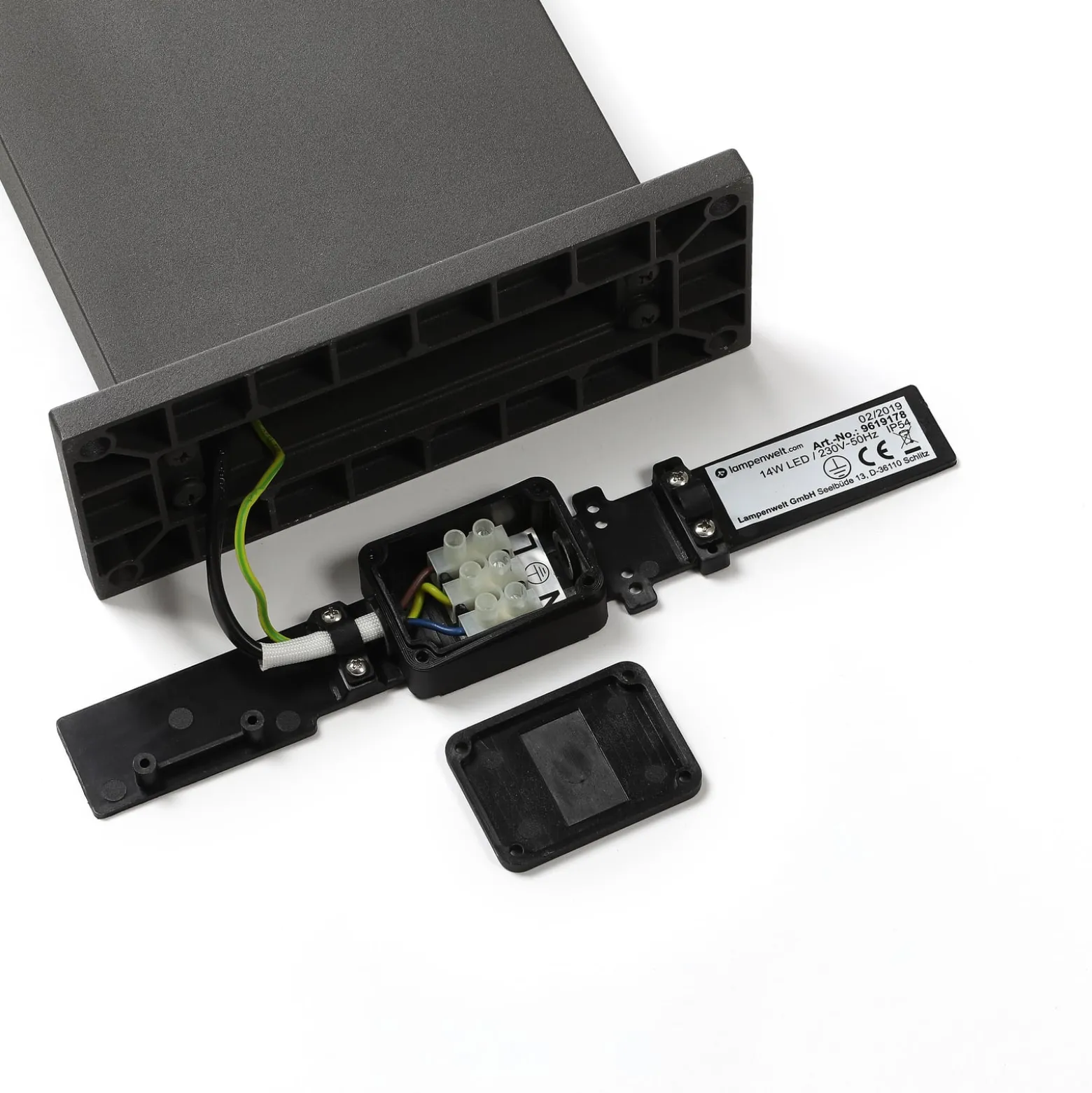 Lucande LED-Wegeleuchte Silvan, anthrazit, 100 cm, Sensor