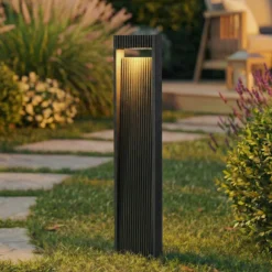 Lucande LED-Wegeleuchte Tavion, 80 cm, anthrazit, IP65