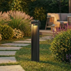 Lucande LED-Wegeleuchte Tavion, 80 cm, anthrazit, IP65