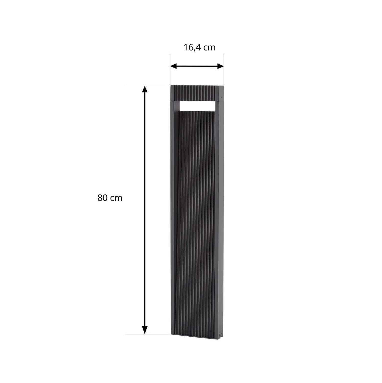 Lucande LED-Wegeleuchte Tavion, 80 cm, anthrazit, IP65