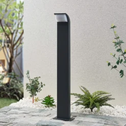 Lucande LED-Wegeleuchte Tinna, 80 cm, anthrazit, IP65