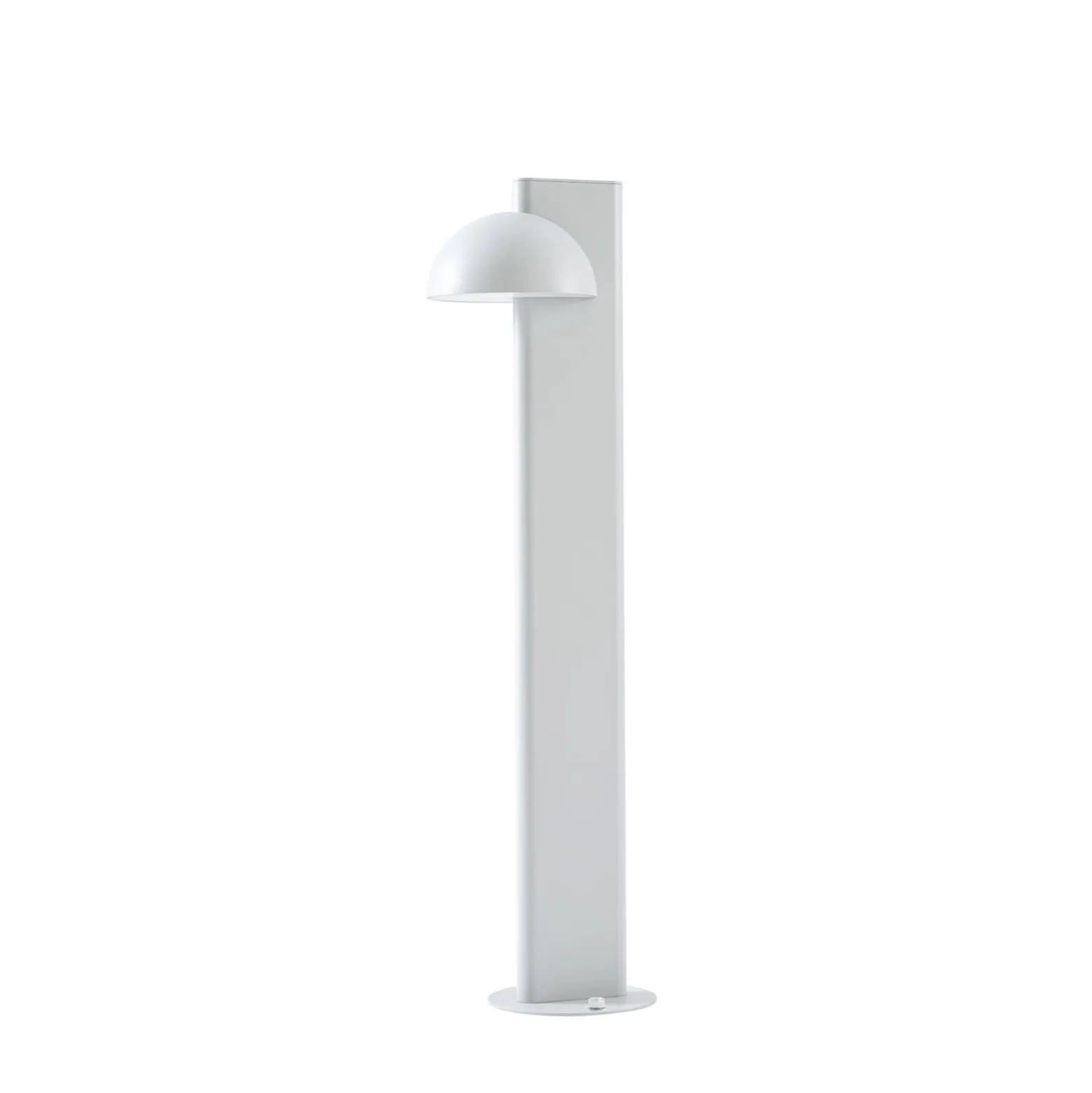 Lucande LED-Wegeleuchte Velira, hellgrau, 77cm, 1-flg., IP44