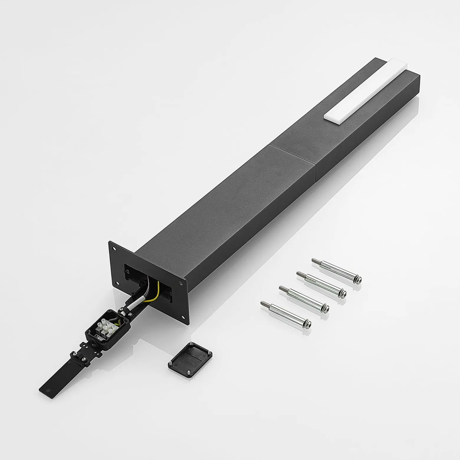 Lucande LED-Wegeleuchte Virgalia, 65 cm, IP65, anthrazit