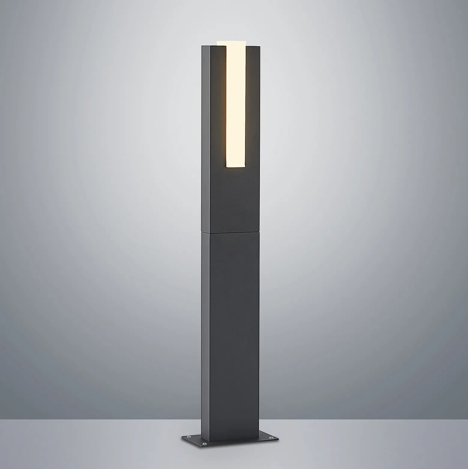 Lucande LED-Wegeleuchte Virgalia, 65 cm, IP65, anthrazit