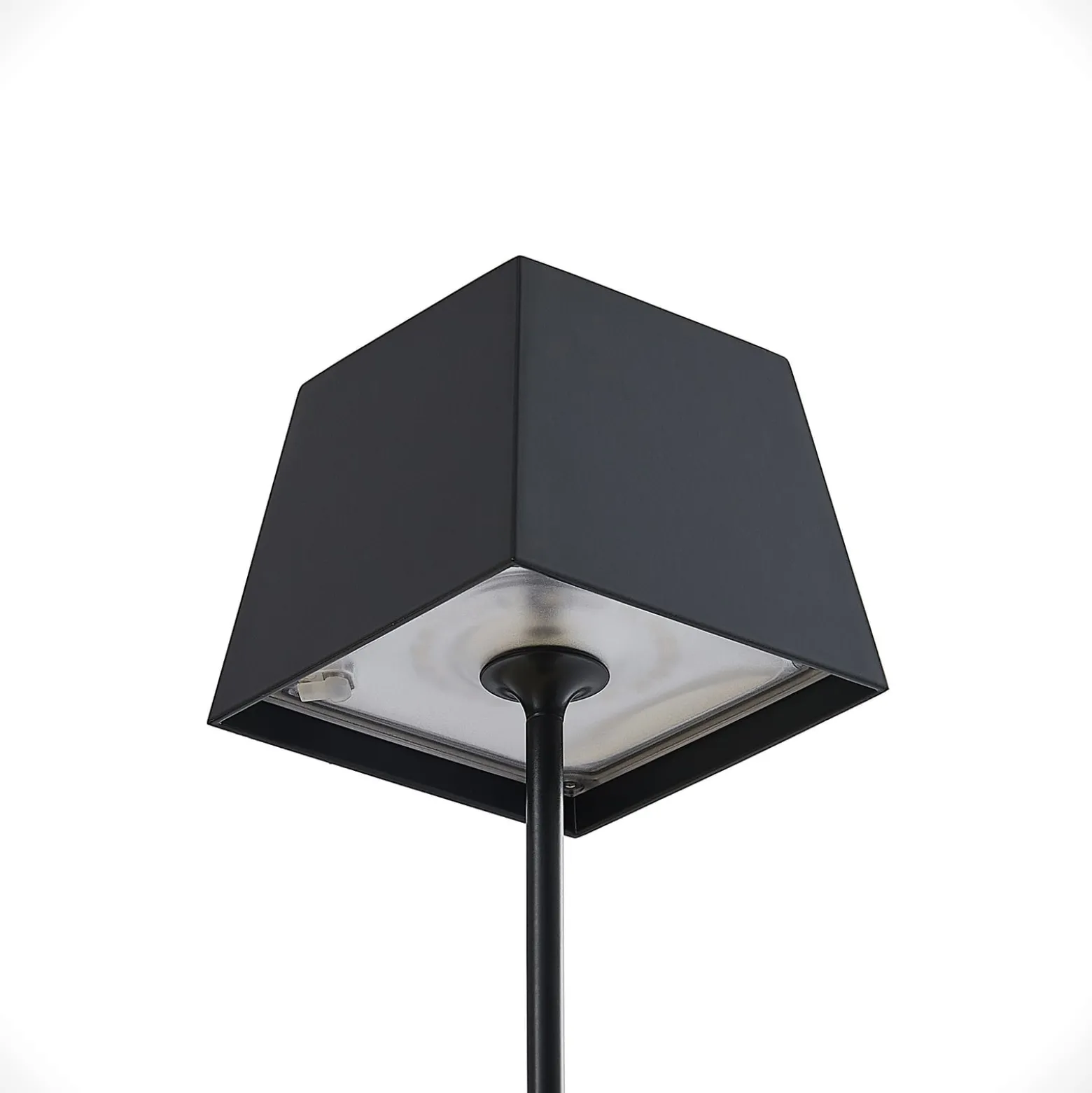 Lucande Patini LED-Tischlampe für außen, schwarz